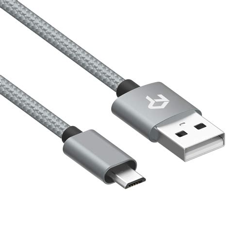 Micro USB Cable, Rankie 6ft Nylon Braided Extremely Durable Micro USB Cable High Speed USB 2.0 A ...