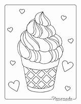 Ice Cream Coloring Pages For Kids & Adults sketch template
