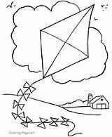 Kite coloring Pages To Download And print For free sketch template