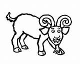 Billy Goats Gruff Coloring Goat Pages Troll Three Colouring Printables  sketch template