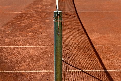 Free picture: fence, fence line, network, tennis, tennis court, ground, empty, sport, recreation ...