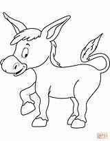Cute Donkey coloring Page  Free Printable Coloring Pages sketch template