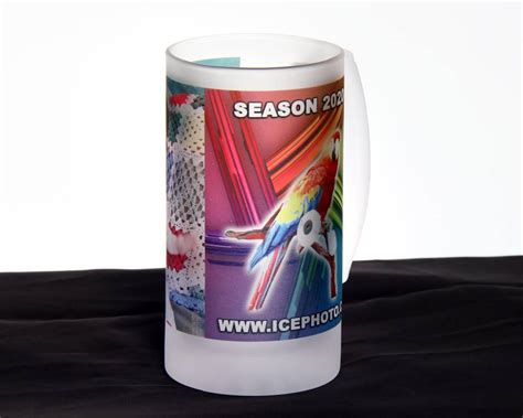 Photo Beer Mug with Logo & Year – Ice Photo Studios