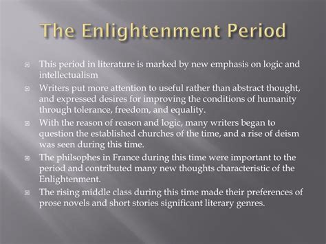 Historical Period The Enlightenment Hubpages