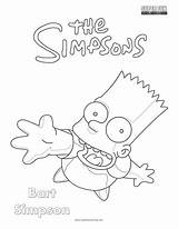Bart Simpson  The Simpsons Coloring Page Super Fun sketch template