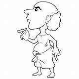 Old man Cartoon coloring Page 4373774 Vector Art At Vecteezy sketch template