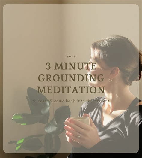 A grounding meditation for your wellbeing toolkit