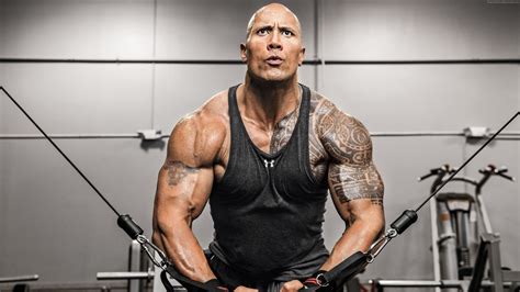 Dwayne Johnson Workout Wallpapers - Wallpaper Cave