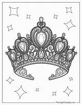 Tiara Coloring Page sketch template