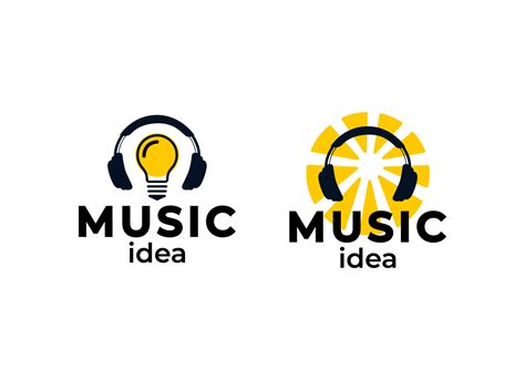 Music idea logo design template. 11314990 Vector Art at Vecteezy