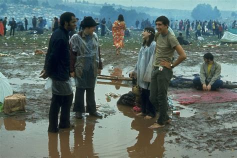 "it's hard to imagine this many people in one place sitting peacefully" woodstock 1969 (as seen ...