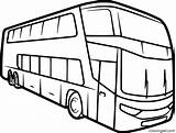 Double Decker Bus Coloring Pages  ColoringAll sketch template