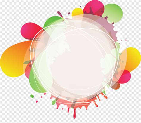 Round splattered color illustration, Circle, Fashion colorful background and circle, color ...