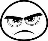 Angry Ellipse Emoticon Coloring Page  Wecoloringpagecom sketch template