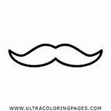 Moustache Coloring Pages For Kids  Free To sketch template