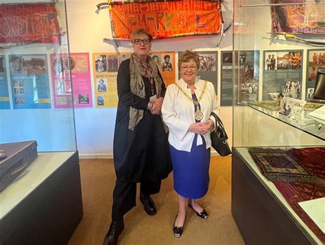 Mayor of Walsall visits Leather Museum to mark Black History Month ...