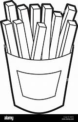 Coloring Pages Of Fries sketch template