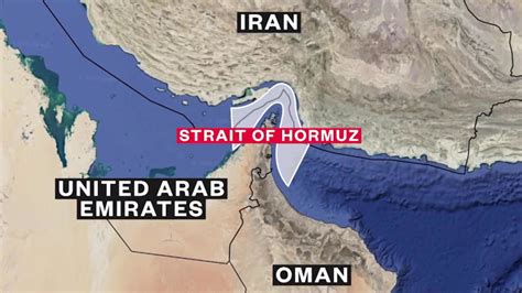 Strait Of Hormuz An Important Waterway Gray Political Map Stock | Sexiz Pix