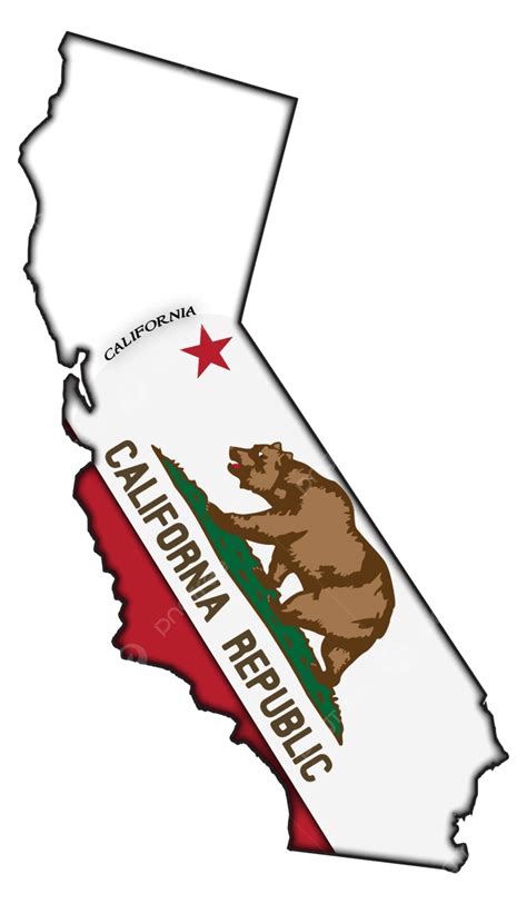 California Flag In Map Us Design Flag Vector, Us, Design, Flag PNG and Vector with Transparent ...