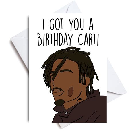 Playboi Carti Birthday Card - Etsy Australia