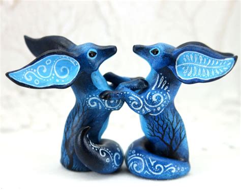 Polymer clay Animal Figurine Sculpture, Animal Sculpture, Fantasy velvet clay animals by Evgeny ...