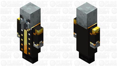 Captain Illager(Golden Armor) Minecraft Mob Skin