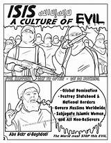 Company Publishes Graphic anti ISIS coloring book sketch template