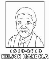 Drawing Of Nelson Mandela coloring page  Download Print Or Color sketch template
