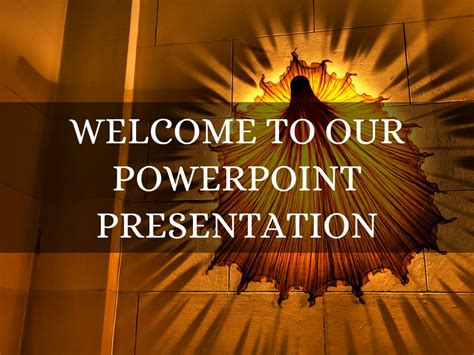 Copy of WELCOME TO OUR POWERPOINT PRESENTATION by Zeba