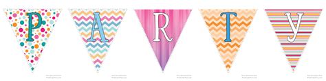 Party banner letter sets! See them all here - Print Color Fun!