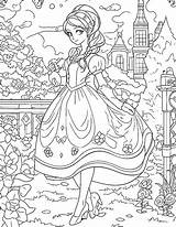 40 Gorgeous Princess Coloring Pages For Kids And Adults sketch template