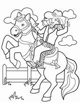 Cowgirl Coloring Pages  Free Printable Coloring For Kids sketch template