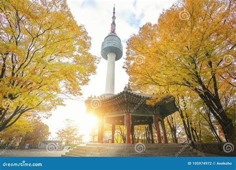 N seoul tower stock photo. Image of scenic, scenery - 105974972