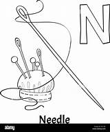 Needle And Mouse Coloring Pages sketch template