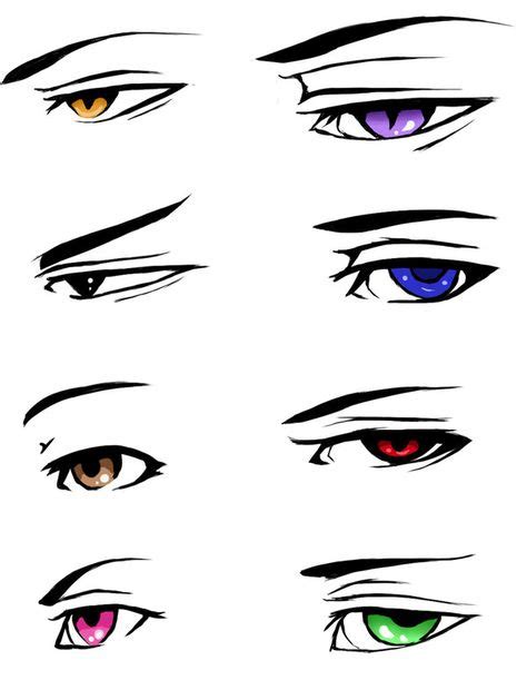 Eyes by Daryite on DeviantArt | Anime eyes, Anime male base, Anime hairstyles male