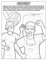 Surgery For People You See Coloring Sheet Kids Sketch Page sketch template