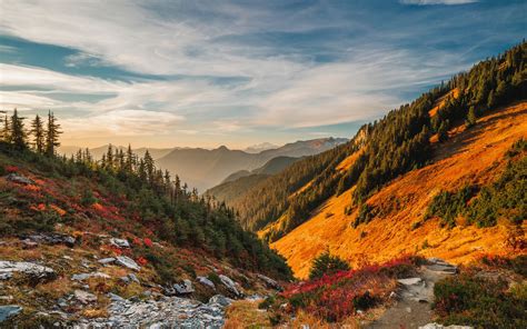 Mountains Scenery Sky North Cascades 4k Wallpaper,HD Nature Wallpapers ...