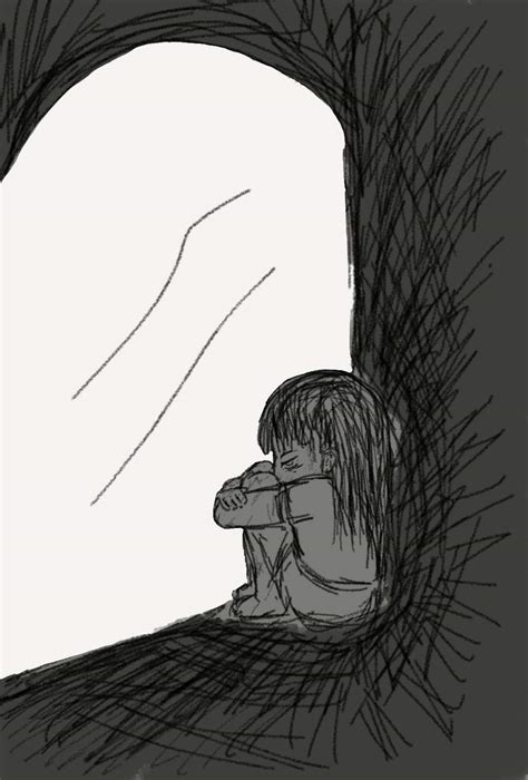 Art depicting abandonment, death, depression and sad things | Drawing Amino