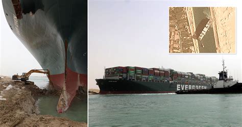 Massive cargo ship could be stuck across Suez Canal ‘for weeks ...