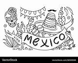 Mexican Art Coloring Pages sketch template
