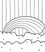 Rainbow Coloring Pages  Free Printable For Kids sketch template