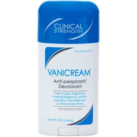 Vanicream Anti-Perspirant Deodorant for Sensitive Skin 2.25oz Each - Walmart.com - Walmart.com