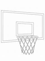 Basketball Coloring Page sketch template