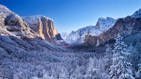 Yosemite National Park Winter 4K Wallpapers | HD Wallpapers | ID #19770