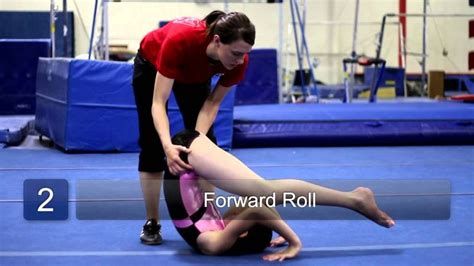 How to Do Forward Rolls in Beginner Gymnastics : Beginning Gymnastics | Kids gymnastics videos ...