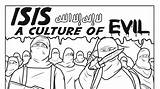 Company Publishes Graphic anti ISIS coloring book sketch template