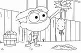 Cricket Green Holding Potatoes coloring Page  Download Print Or Color sketch template