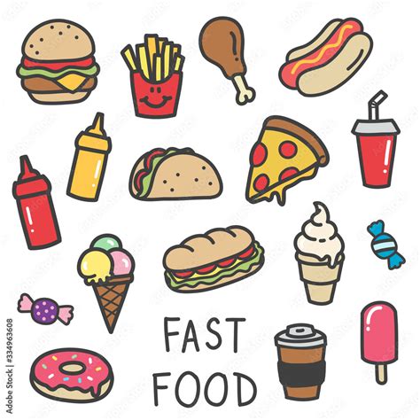 Cute Food Cartoon