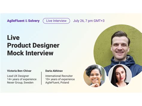 👋 Mock 💬 Interview by Stanislav Dovidenko on Dribbble