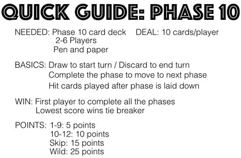 How To Play Phase 10